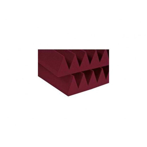 Auralex 4 Inch Studiofoam Wedge 2x2 Foot Panels - Burgundy x 6 (62/4SF22BUR) - Gsus4