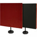 Auralex DeskMax Portable Stand Mounted Absorption Panels Burgundy (Pair) (62/DESKMAXBUR) - Gsus4