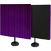 Auralex DeskMax Portable Stand Mounted Absorption Panels Purple (Pair) (62/DESKMAXPUR) - Gsus4