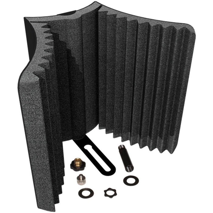 Auralex MudGuard II: Microphone Isolation Shield with Mount Version 2 (62/MUDGUARD) - Gsus4