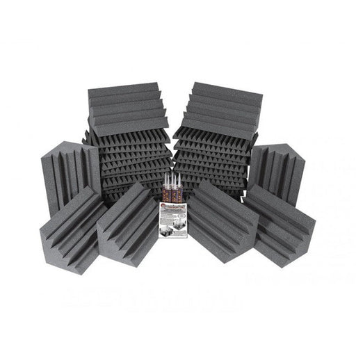 Auralex Project2Kit: 24 x Panels 8 x Bass Traps - Charcoal / Charcoal (62/PROJ2CHA-CHA) - Gsus4