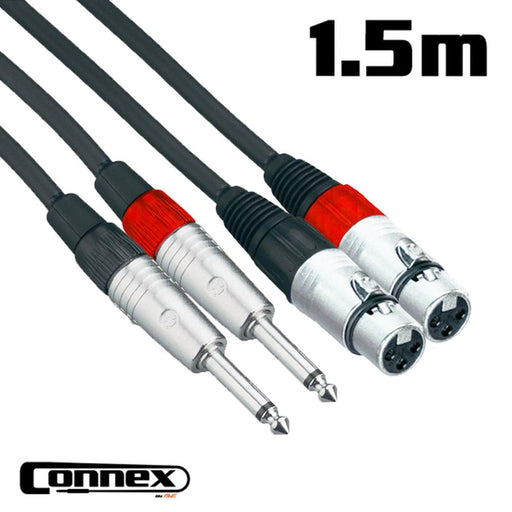 AVE Connex XFJM - 1T Twin Audio Cable 1m (XFJM-1T) - Gsus4