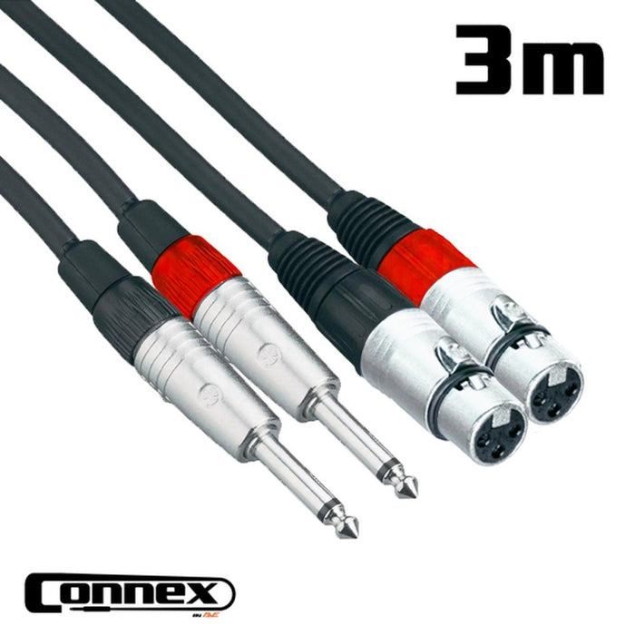 AVE Connex XFJM - 3T Twin Audio Cable 3m (XFJM-3T) - Gsus4