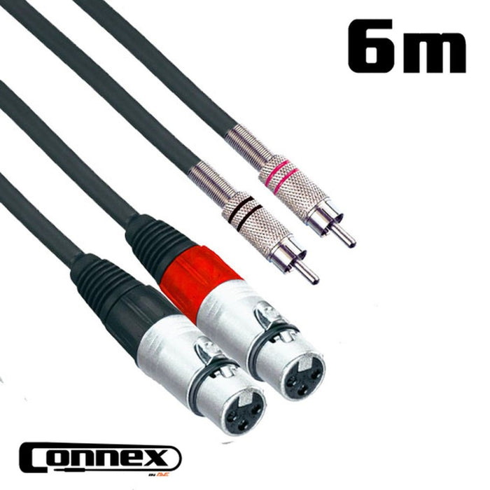 AVE Connex XFRC - 6T Twin Audio Cable 6m (XFRC-6T) - Gsus4