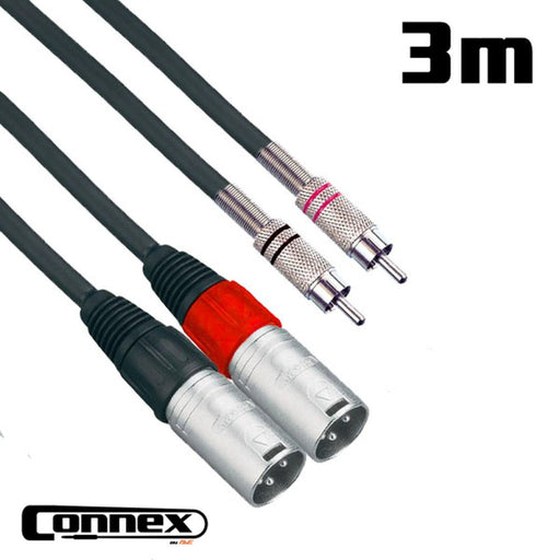 AVE Connex XMRC - 3T Twin Pro Audio Cable 3m (XMRC-3T) - Gsus4