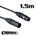 AVE DMX3P - 1 DMX Lighting Cable 1.5m (DMX3P-1) - Gsus4
