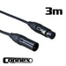 AVE DMX3P - 3 DMX Lighting Cable 3m (DMX3P-3) - Gsus4