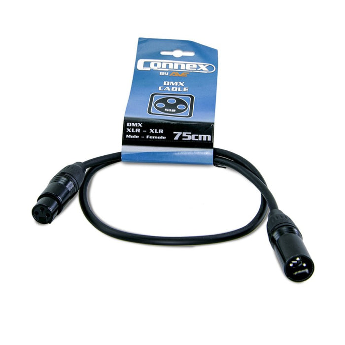 AVE DMX3P - 75 DMX Lighting Cable 0.75m (DMX3P-75) - Gsus4