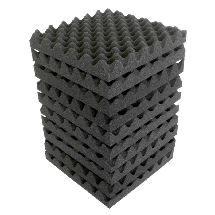 AVE IsoSquare Egg Shell Acoustic Foam Pack – Charcoal (ISOSQUARE) - Gsus4