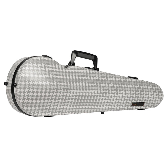 BAM CABOURG Hightech Contoured Violin Case - 3 Tones Of Grey / Black Version (CAB2002XLN) - Gsus4
