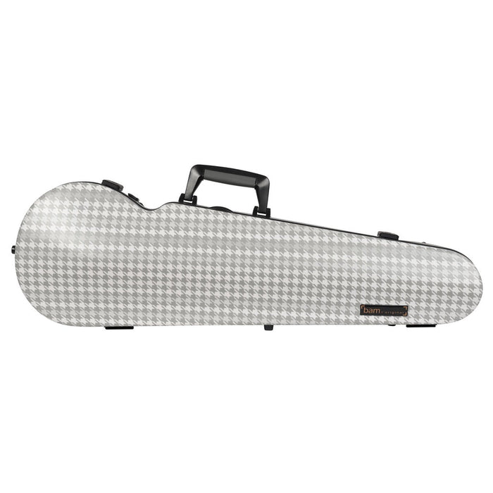BAM CABOURG Hightech Contoured Violin Case - 3 Tones Of Grey / Black Version (CAB2002XLN) - Gsus4