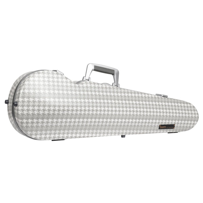 BAM CABOURG Hightech Contoured Violin Case - 3 Tones Of Grey / Silver Version (CAB2002XLS) - Gsus4