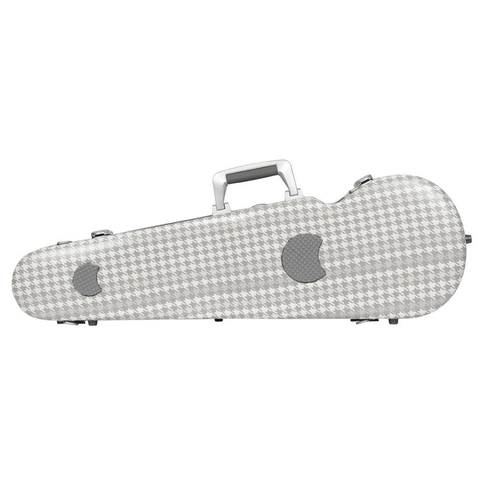 BAM CABOURG Hightech Contoured Violin Case - 3 Tones Of Grey / Silver Version (CAB2002XLS) - Gsus4