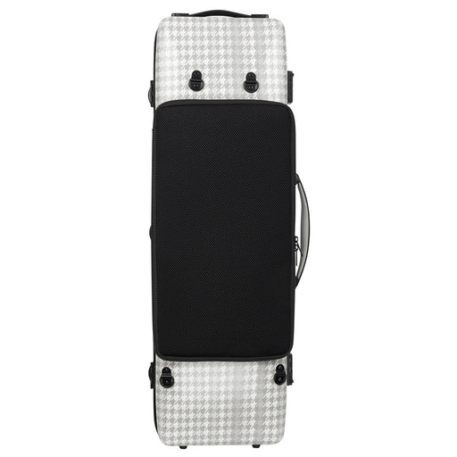 BAM CABOURG Hightech Oblong Violin Case with Back Pocket - 3 Tones Of Grey / Black Version (CAB2018XLN) - Gsus4