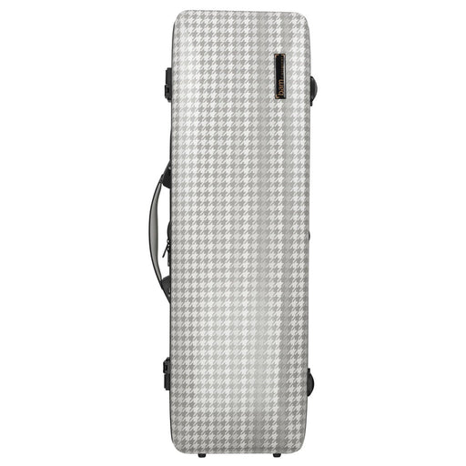 BAM CABOURG Hightech Oblong Violin Case with Back Pocket - 3 Tones Of Grey / Black Version (CAB2018XLN) - Gsus4