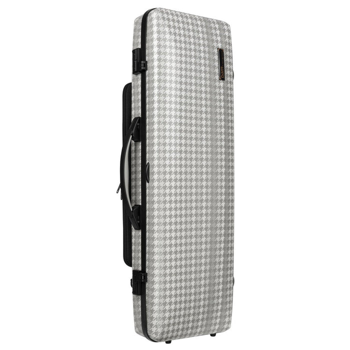 BAM CABOURG Hightech Oblong Violin Case with Back Pocket - 3 Tones Of Grey / Black Version (CAB2018XLN) - Gsus4