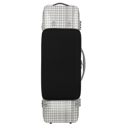 BAM CABOURG Hightech Oblong Violin Case with Back Pocket - 3 Tones Of Grey / Silver Version (CAB2018XLS) - Gsus4