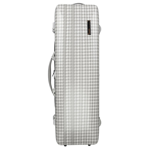 BAM CABOURG Hightech Oblong Violin Case with Back Pocket - 3 Tones Of Grey / Silver Version (CAB2018XLS) - Gsus4