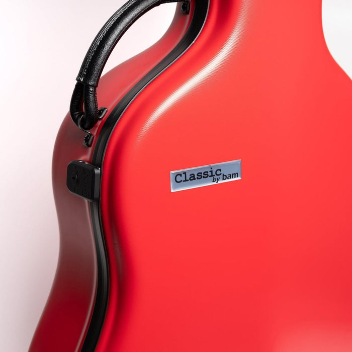 BAM CLASSIC ABS Dreadnought Guitar Case - Pomegranate Red (8003SRG) - Gsus4