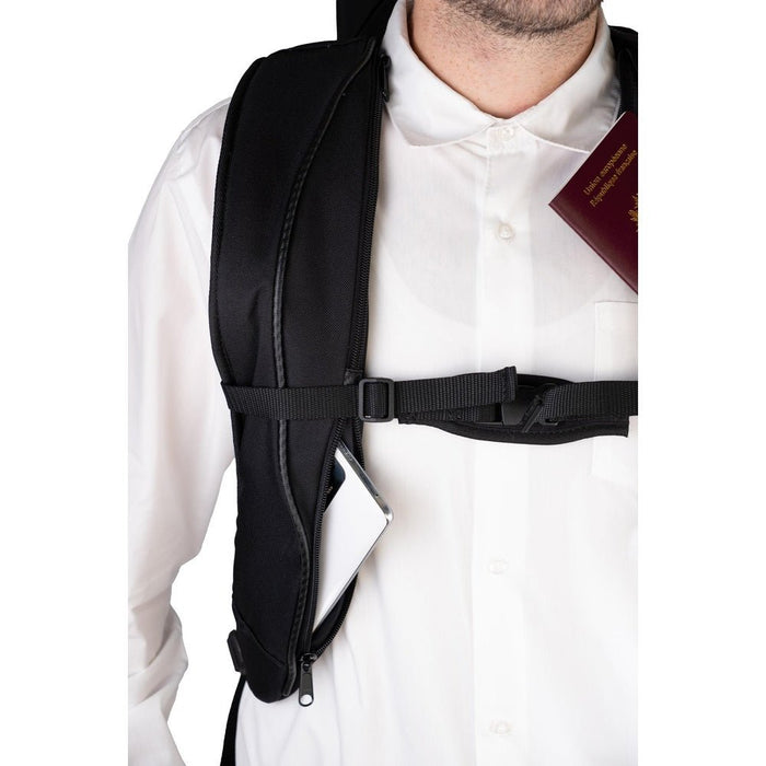 BAM Ergonomic Straps for ICONIC Cabin Violin Case - Black (ICONIC9002) - Gsus4