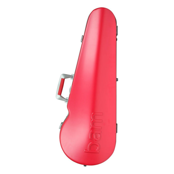 BAM GRAFFITI Hightech Contoured Viola Case - Raspberry Red / Silver Version (GRAF2200XLRS) - Gsus4