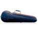 BAM GRAFFITI Hightech Contoured Violin Case - Navy Blue / Red Version (GRAF2002XLBR) - Gsus4