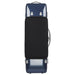 BAM GRAFFITI Hightech Oblong Violin Case with Back Pocket - Navy Blue / Red Version (GRAF2018XLBR) - Gsus4