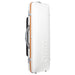 BAM GRAFFITI Hightech Oblong Violin Case with Back Pocket - White / Orange Version (GRAF2018XLWO) - Gsus4