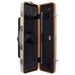 BAM GRAFFITI Hightech Oblong Violin Case with Back Pocket - White / Orange Version (GRAF2018XLWO) - Gsus4