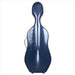 BAM GRAFFITI Hightech Slim Cello Case - Navy Blue / Red Version (GRAF1005XLBR) - Gsus4