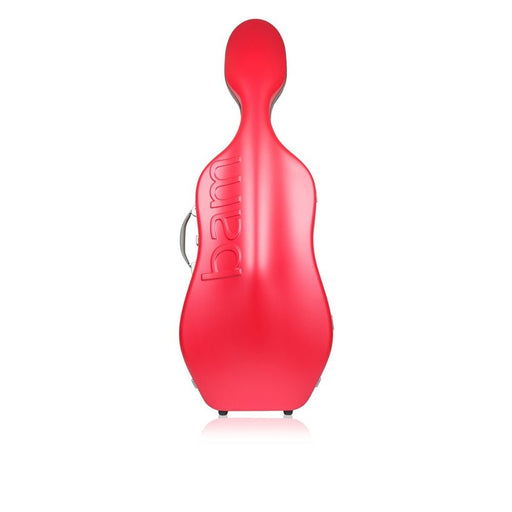 BAM GRAFFITI Hightech Slim Cello Case - Raspberry Red / Silver Version (GRAF1005XLRS) - Gsus4
