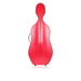 BAM GRAFFITI Hightech Slim Cello Case - Raspberry Red / Silver Version (GRAF1005XLRS) - Gsus4
