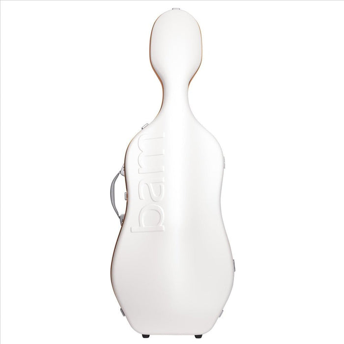 BAM GRAFFITI Hightech Slim Cello Case - White / Orange Version (GRAF1005XLWO) - Gsus4
