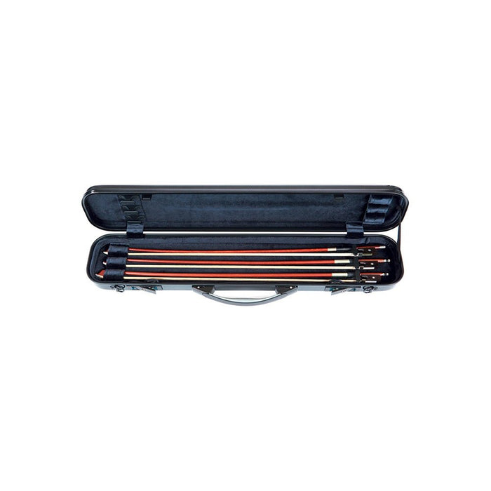 BAM HIGHTECH 6 Bows Case for Violin, Viola & Cello - Black Carbon (7001XLC) - Gsus4