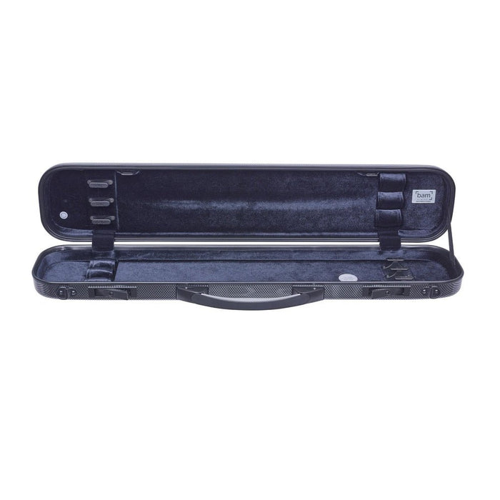 BAM HIGHTECH 6 Bows Case for Violin, Viola & Cello - Silver Carbon (7001XLSC) - Gsus4