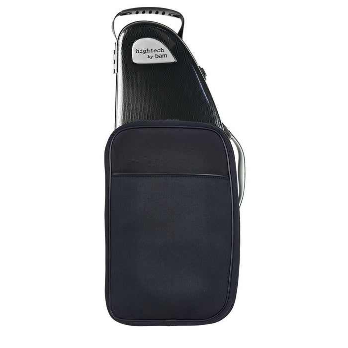 BAM HIGHTECH Alto Sax Case with Pocket - Black Carbon (4101XLPC) - Gsus4