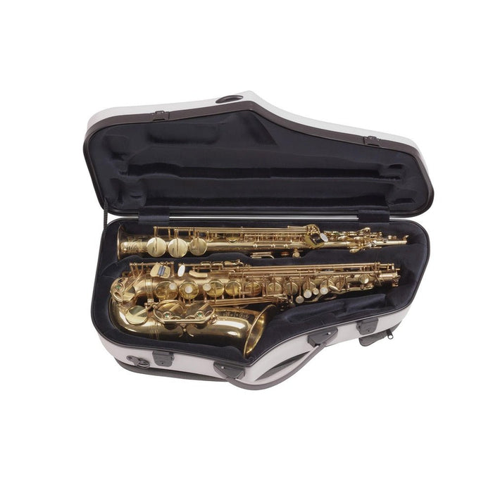 BAM HIGHTECH Alto & Soprano Sax Case - Light Grey (4120XLGC) - Gsus4