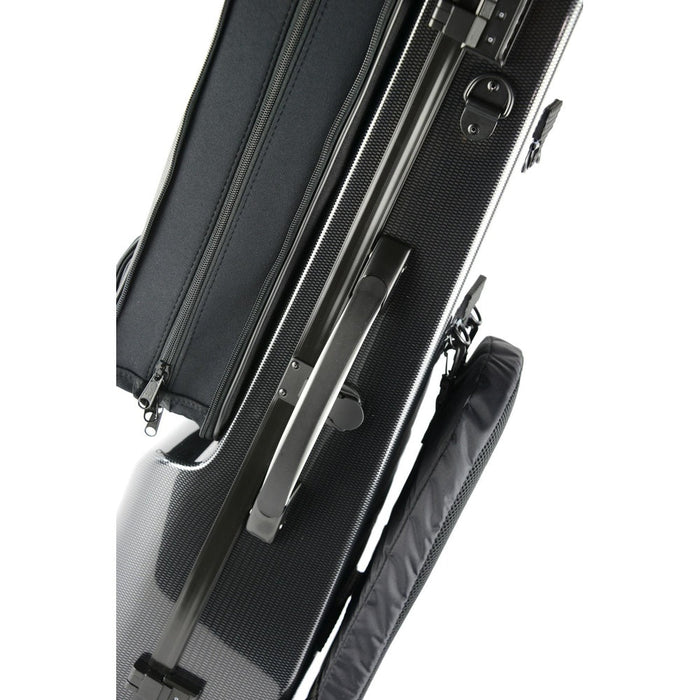 BAM HIGHTECH Bass Clarinet to Low C + Classic Bb/A Clarinet Case - Black Carbon (3126XLC) - Gsus4