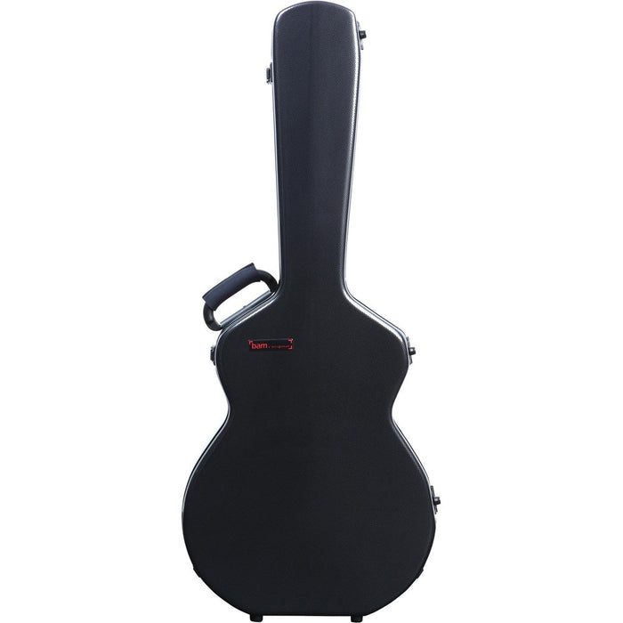 BAM HIGHTECH Grand Concert Guitar Case - Black Carbon (8009XLC) - Gsus4