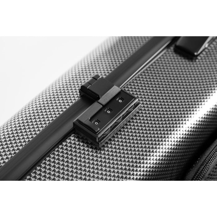 BAM HIGHTECH Oblong Viola Case with Back Pocket - Silver Carbon (5301XLSC) - Gsus4