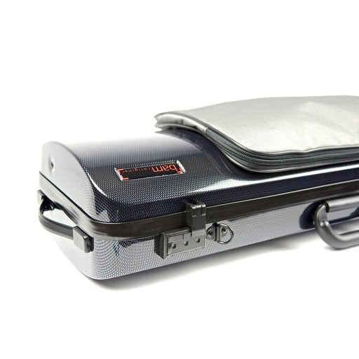 BAM HIGHTECH Oblong Violin Case with Pocket - Black Carbon (2011XLC) - Gsus4
