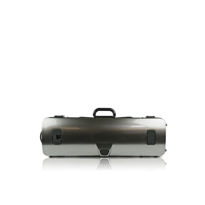BAM HIGHTECH Oblong Violin Case with Pocket - Silver Carbon (2011XLSC) - Gsus4