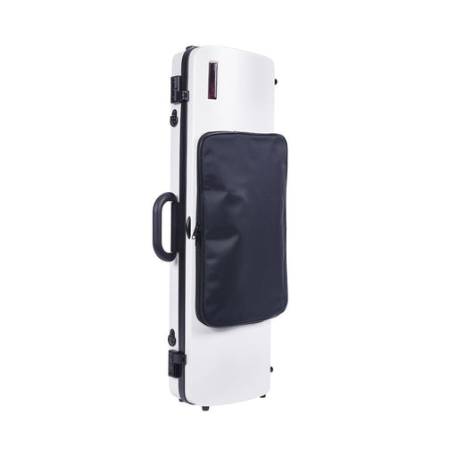 BAM HIGHTECH Oblong Violin Case with Pocket - White (2011XLW) - Gsus4