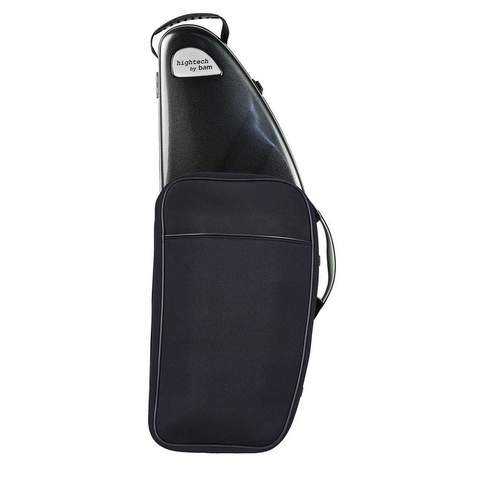 BAM HIGHTECH Tenor Sax Case with Pocket - Black Carbon (4102XLPC) - Gsus4