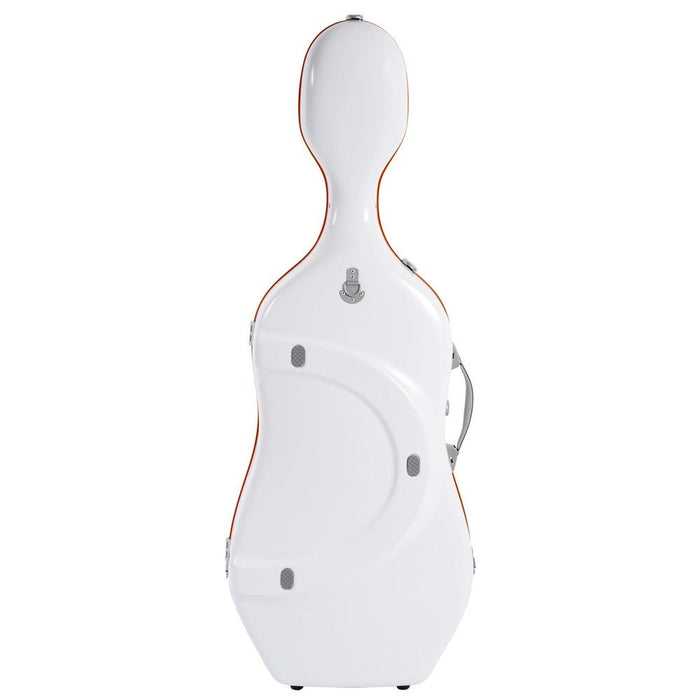 BAM ICE SUPREME Hightech Cello Case - White / Orange Version (SUP1005XLWO) - Gsus4