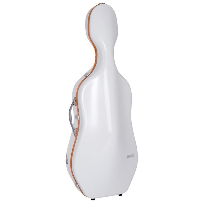 BAM ICE SUPREME Hightech Cello Case - White / Orange Version (SUP1005XLWO) - Gsus4