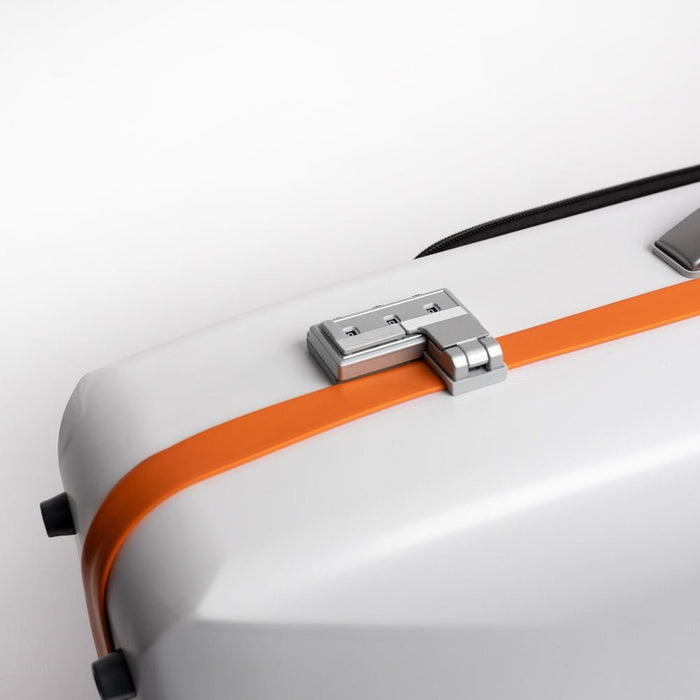 BAM ICE SUPREME Hightech Oblong Viola Case with Back Pocket - White / Orange Version (SUP5301XLWO) - Gsus4