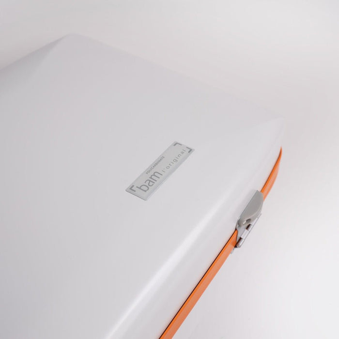 BAM ICE SUPREME Hightech Oblong Viola Case with Back Pocket - White / Orange Version (SUP5301XLWO) - Gsus4