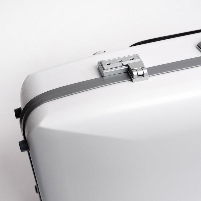 BAM ICE SUPREME Hightech Oblong Viola Case with Back Pocket - White / Silver Version (SUP5301XLWS) - Gsus4