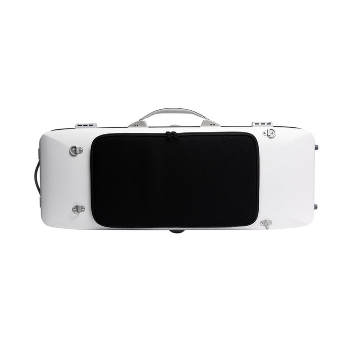 BAM ICE SUPREME Hightech Oblong Viola Case with Back Pocket - White / Silver Version (SUP5301XLWS) - Gsus4